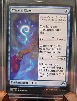 Wizard Class Adventures in the Forgotten Realms MTG Regular Lightly Played - Image 3