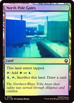 NM Foil North Pole Gates, MTG, Avatar: The Last Airbender, Magic, 274 - Image 1