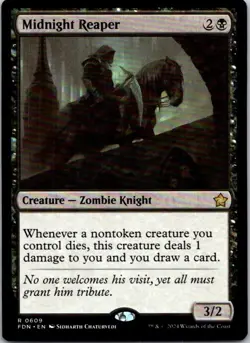 Magic the Gathering Midnight Reaper Foundations MTG Free Shipping! - Image 1