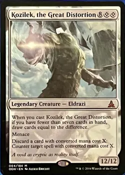 Kozilek, the Great Distortion - Oath of the Gatewatch - Magic MTG - NM - Mythic - Image 1