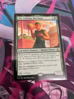 MTG - THE CABBAGE MERCHANT - RARE - TLE - NM - Image 1