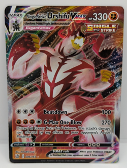Single Strike Urshifu VMAX 086/163 Swsh05: Battle Styles Holo LP Pokemon - Image 1
