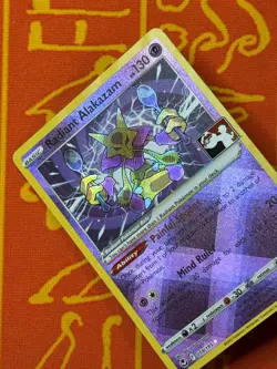 POKEMON TCG RADIANT ALAKAZAM PLAY PRIZE PACK PROMO STAMPED HOLO EXC 059/195 - Image 3