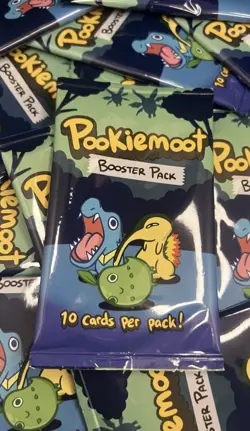 Pookiemoot Gen 2 Pack - Pokemon fan art Poke Derp Sealed - Image 1