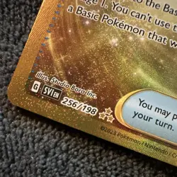 Rare Candy 256/198 Scarlet & Violet Gold Secret Rare Trainer Holo Pokemon TCG NM - Image 3