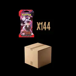 Pokemon Scarlet & Violet Destined Rivals 144x Sleeved Booster Pack Sealed Case - Image 1