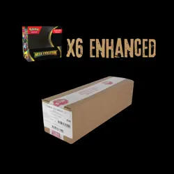 Pokemon Mega Evolution Enhanced 6x Booster Box Sealed Case - Image 1