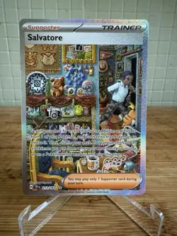Salvatore 212/162 Sv05: Temporal Forces Holo SIR M/NM Pokemon TCG - Image 1