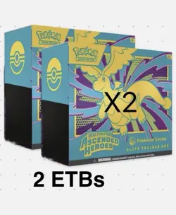 2x *PRESALE* Pokemon TCG Ascended Heroes Pokemon Center ETB *SEALED* - Image 1