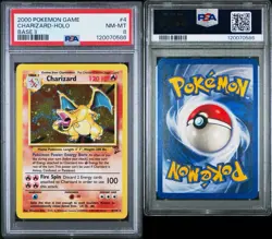Pokemon Base Set 2 Charizard Rare PSA 8 004/130 English 2000 - Image 3