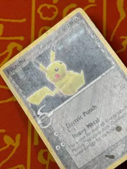 POKEMON TCG PIKACHU 13/17 NON HOLO COMMON HEAVY PLAY POP SERIES 5 - Image 3