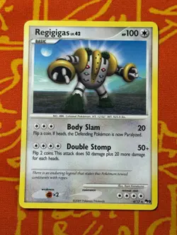 POKEMON TCG REGIGIGAS 4/17 NON-HOLO RARE EXCELLENT POP SERIES 9 - Image 1