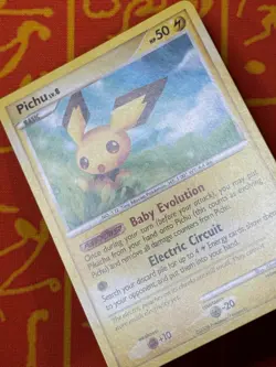 POKEMON TCG PICHU 45/100 NON HOLO UNCOMMON EXCELLENT STORMFRONT - Image 3