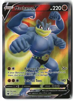 Machamp V ⭐ 171/189 Holo Rare Ultra Astral Radiance 2022 Pokemon NM - Image 1