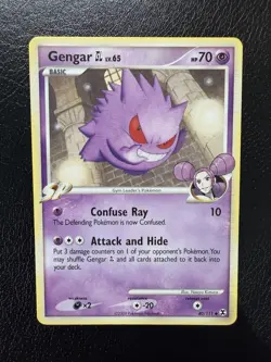 Pokemon TCG Gengar GL 40/111 Rising Rivals Rare Regular English LP - Image 1