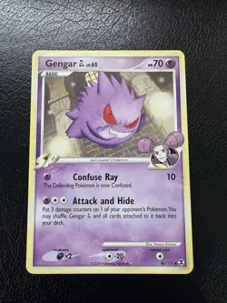 Pokemon TCG Gengar GL 40/111 Rising Rivals Rare Regular English LP - Image 2