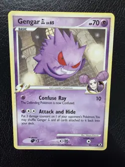 Pokemon TCG Gengar GL 40/111 Rising Rivals Rare Regular English LP - Image 3