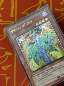 YUGIOH VIOLET WITCH ULTIMATE RARE LIGHT PLAY CRMS-EN097 EURO PRINT - Image 3