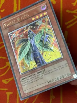 YUGIOH VIOLET WITCH ULTIMATE RARE LIGHT PLAY CRMS-EN097 EURO PRINT - Image 4