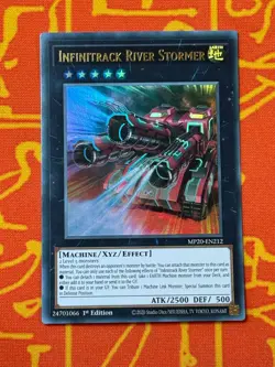 YUGIOH INFINITRACK RIVER STORMER ULTRA RARE 1ST EDITION NM MP20-EN212 - Image 1
