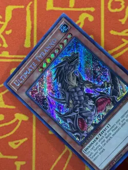 YUGIOH ULTIMATE TYRANNO SECRET RARE LIGHT PLAY SGX4-ENC01 - Image 3