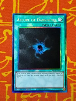 YUGIOH ALLURE OF DARKNESS ULTIMATE RARE 1ST NM RA03-EN055 - Image 1