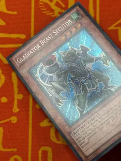 YUGIOH GLADIATOR BEAST SECUTOR SECRET RARE NEAR MINT LCGX-EN240 - Image 4