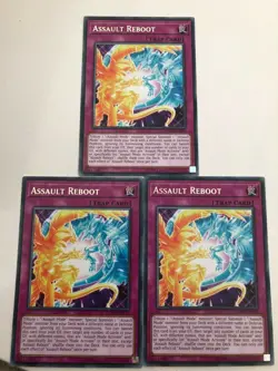 Yugioh Assault Reboot DANE-EN070 Rare NM x3 Play Set - Image 1