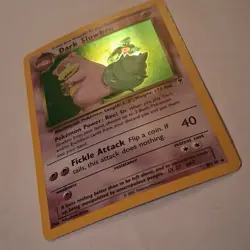 Pokemon Dark Slowbro legendary 8/110 Holo Rare Unlimited English 60HP TCG Card - Image 3