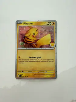 Pikachu 051/162 Stamped 2026 Pokemon Day 30th Anniversary Promo Card NM/M - Image 1