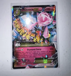 Pokemon TCG M Diancie EX XY44 Black Star Promo Holo Card - Image 1