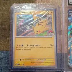 Pokemon Suicune ex cgc 9 , 25th Anniversary mew, Pikachu 2024 champ and mc card - Image 3