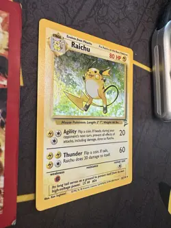 Pokemon Card Raichu 16/130 Holo Rare Base Set 2 119💎NM💎 - Image 2