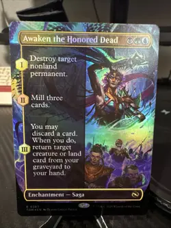 Awaken the Honored Dead (Borderless) Tarkir: Dragonstorm Foil - Image 1