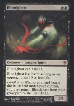 Bloodghast - Zendikar: #83, Magic: The Gathering Lp C283 - Image 1