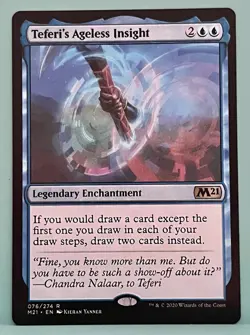 Teferi's Ageless Insight - MTG Core Set 2021 - MTG Magic - NM - Rare - Image 1