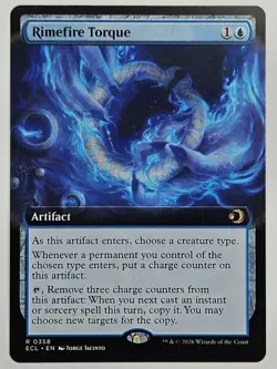 MTG Lorwyn Eclipsed - ECL 358 Rimefire Torque (Extended Art) - Rare - Image 1