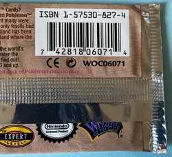 1999 Pokemon Fossil Booster Pack Zapdos Art Sealed Pristine Condition - Image 3