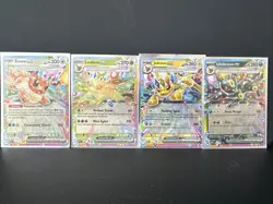 Pokemon TCG Prismatic Evolutions EX Lot - Eevee, Umbreon, Leafeon & Jolteon - Image 1