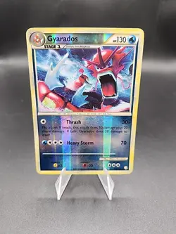 Pokemon TCG Gyarados 123/123 HeartGold SoulSilver Reverse Holo Foil Rare - Image 1