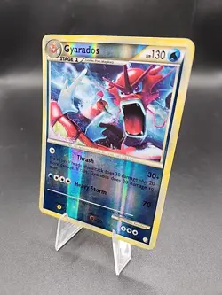 Pokemon TCG Gyarados 123/123 HeartGold SoulSilver Reverse Holo Foil Rare - Image 2
