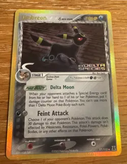 Pokemon Umbreon EX Delta Species 17/113 Holo Rare Reverse Holo 2005 - Image 1