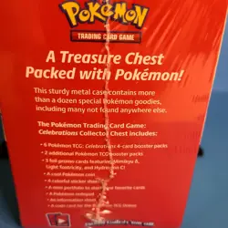 Pokemon Celebrations 25th Anniversary Collector's Chest TIN FACTORY SEALED - Image 3