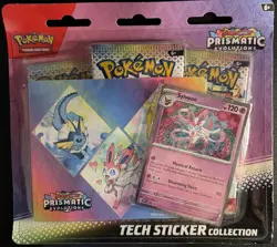 Pokemon Prismatic Evolutions Tech Stickers,Evee Pokemon day,Poster collection - Image 2