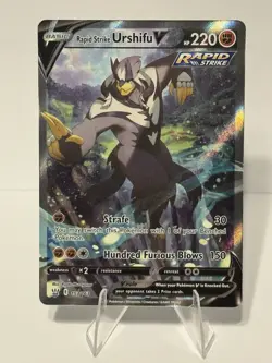 Rapid Strike Urshifu V Alternative Art - Sword & Shield Battle Styles #153/163 - Image 3