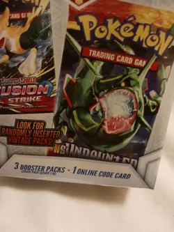 Pokemon Mystery Hanger Box Walmart 3 Booster Packs Vintage Packs Seeded 1:10 728192536908 - Image 2