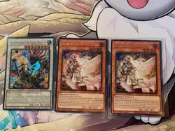 YuGiOh 2x Fallen of the White Dragon BPRO-EN024 & Ecclesia and the Dark Dragon - Image 1