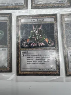 Yugioh Dungeon Dice Monsters DDM Lot Beaver Warrior, Blast Lizard, Mystic Horse - Image 3