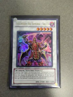 Yu-Gi-Oh Legendary Six Samurai Shi en STOR-EN041 1st Edition Ultra Rare NM - Image 1