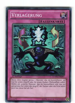 Yugioh VERLAGERUNG , lcyw-de097 Super Rare deutsch Near Mint 1. Auflage - Image 1